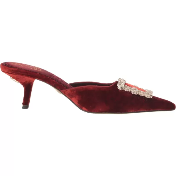 imageSam Edelman Womens Brit Kitten Heel MuleDeep Cherry Luster