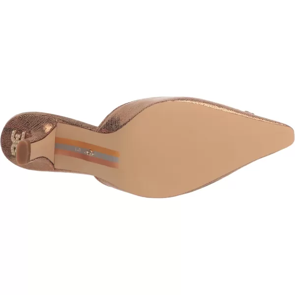 imageSam Edelman Womens Brit Kitten Heel MuleDeep Gold Luster