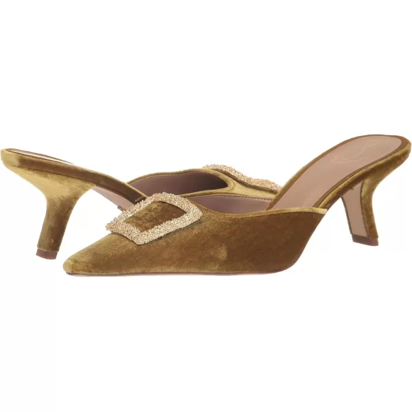 imageSam Edelman Womens Brit Kitten Heel MuleGreen Chartreuse