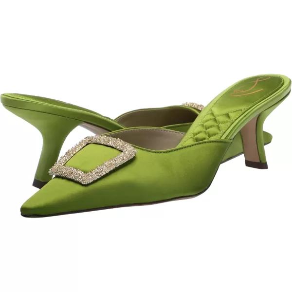 imageSam Edelman Womens Brit Kitten Heel MuleSycamore Green