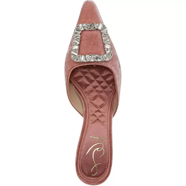 imageSam Edelman Womens Brit Kitten Heel MuleWinter Peony Crystal