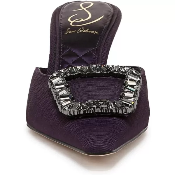 imageSam Edelman Womens Brit Kitten Heel MuleWinter Violet Crystal