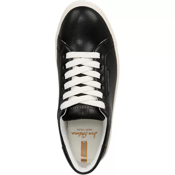 imageSam Edelman Womens Ethyl Lace Up SneakerBlack Leather