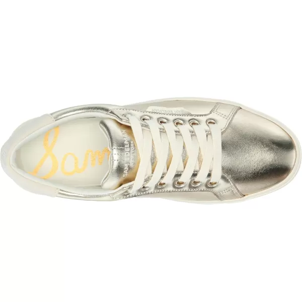 imageSam Edelman Womens Ethyl Lace Up SneakerGold Leaf