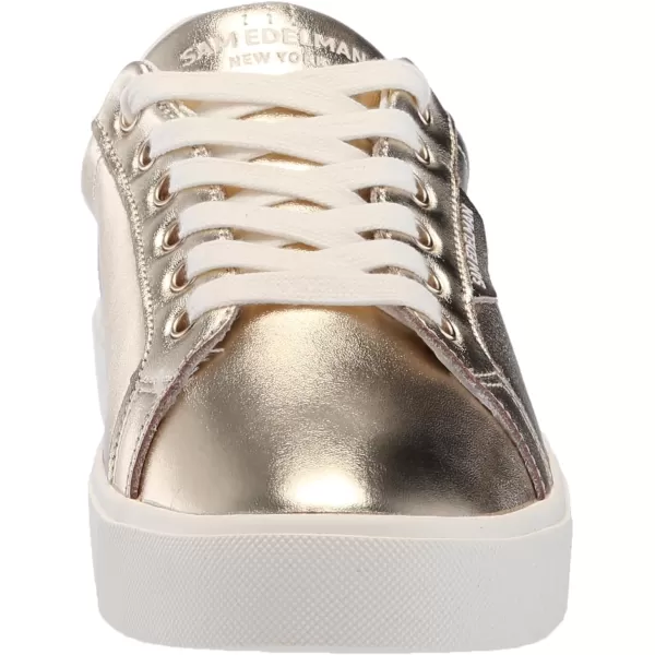 imageSam Edelman Womens Ethyl Lace Up SneakerGold Leaf