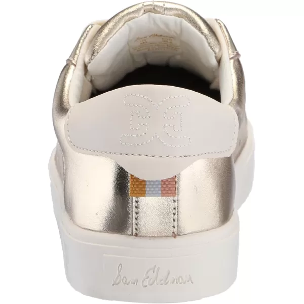 imageSam Edelman Womens Ethyl Lace Up SneakerGold Leaf