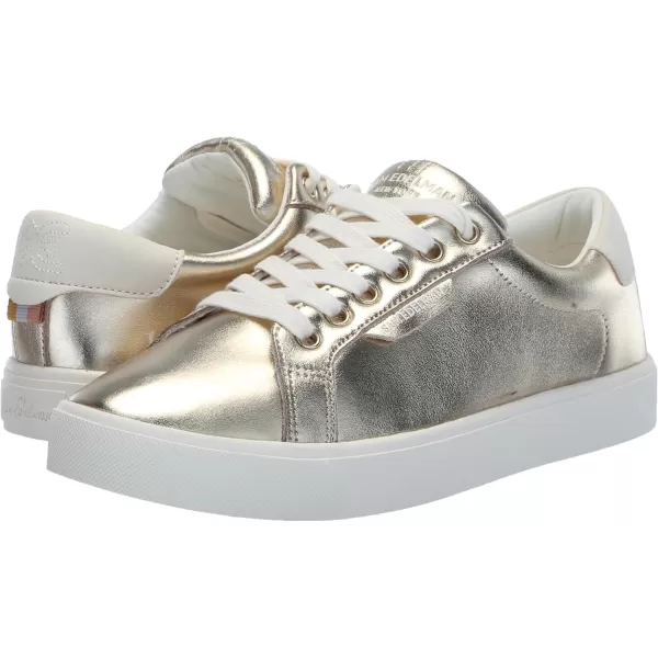 imageSam Edelman Womens Ethyl Lace Up SneakerGold Leaf