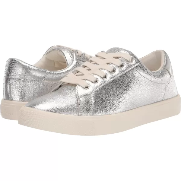 imageSam Edelman Womens Ethyl Lace Up SneakerSoft Silver Crinkle