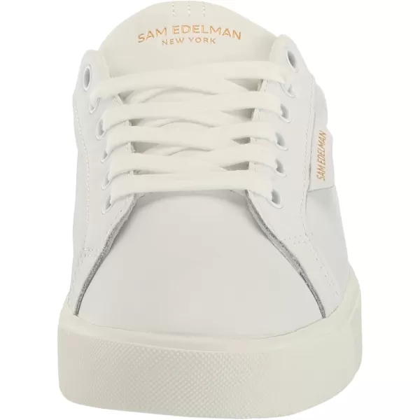 imageSam Edelman Womens Ethyl Lace Up SneakerWhite Leather