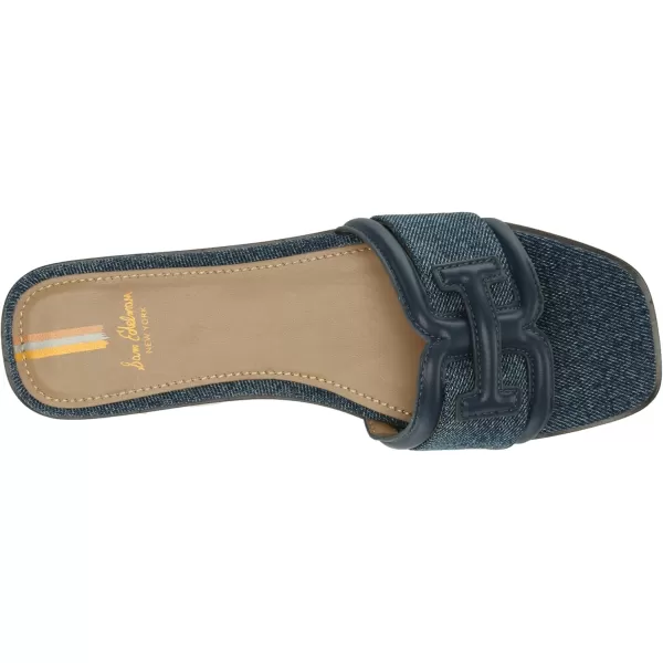 imageSam Edelman Womens Irina Slide SandalBlue StoneHudson Blue