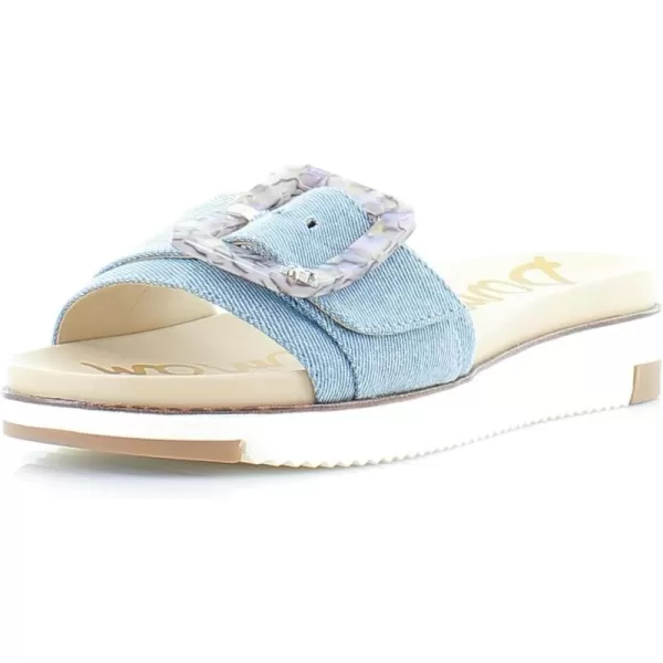 imageSam Edelman Womens Ariane Slide SandalBlue Denim