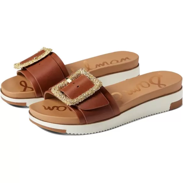 imageSam Edelman Womens Ariane Slide SandalDk Bourbon Leather
