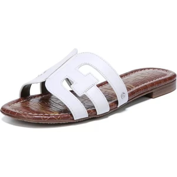 imageSam Edelman Womens Bay Slide SandalBright White Leather