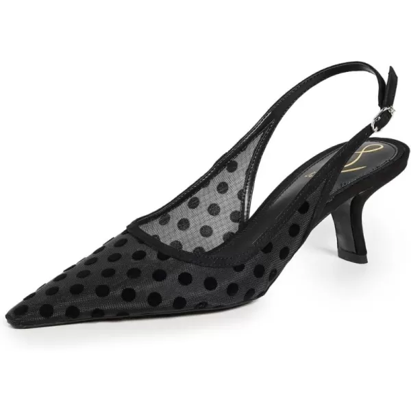 imageSam Edelman Womens Bianka Slingback PumpBlack Polka Dot Mesh