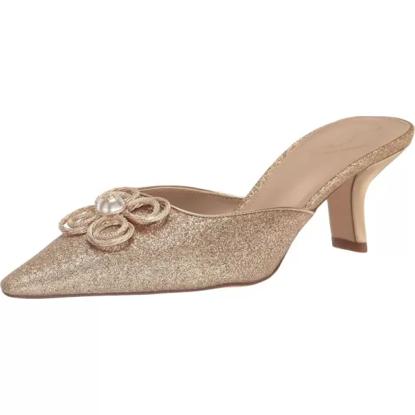 imageSam Edelman Womens Brit Kitten Heel MuleAmber Gold