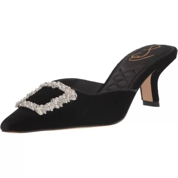 imageSam Edelman Womens Brit Kitten Heel MuleBlack Luster