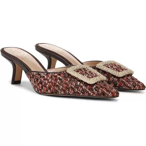 imageSam Edelman Womens Brit Kitten Heel MuleCoffee Multi Boucle