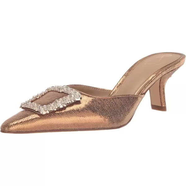 imageSam Edelman Womens Brit Kitten Heel MuleDeep Gold Luster