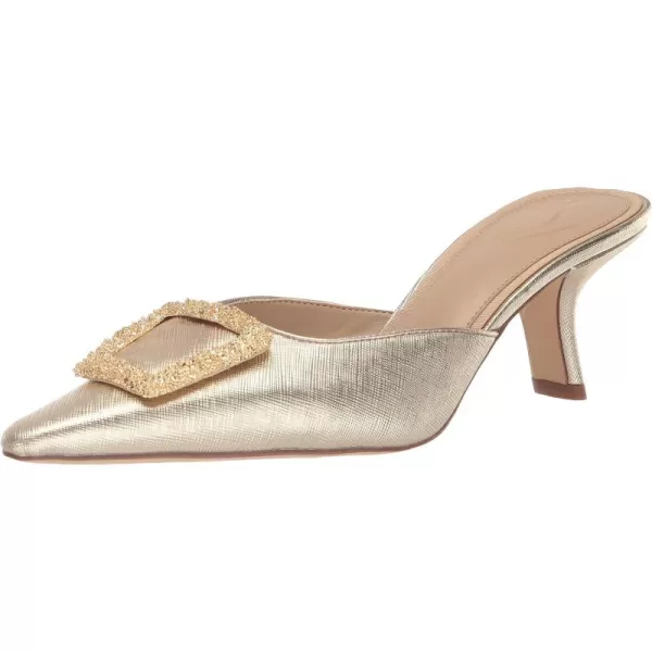 imageSam Edelman Womens Brit Kitten Heel MuleGold Leaf