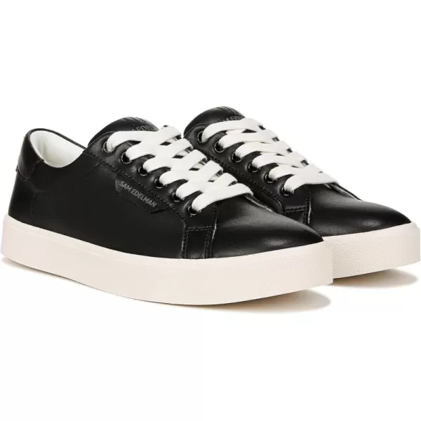 imageSam Edelman Womens Ethyl Lace Up SneakerBlack Leather