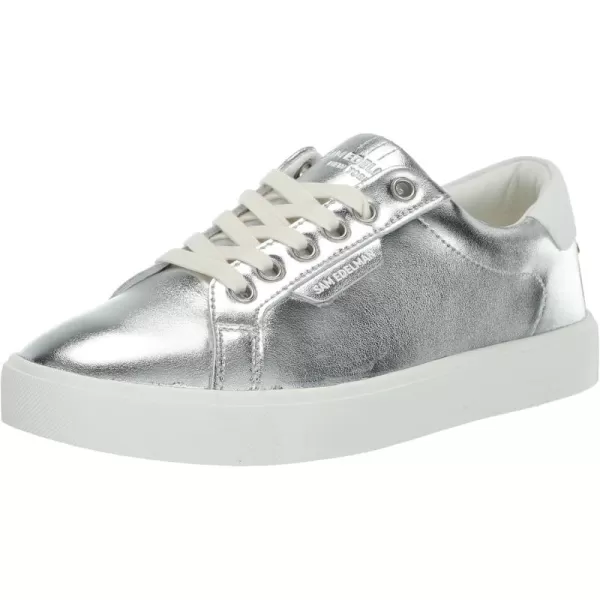 imageSam Edelman Womens Ethyl Lace Up SneakerSoft Silver Smooth