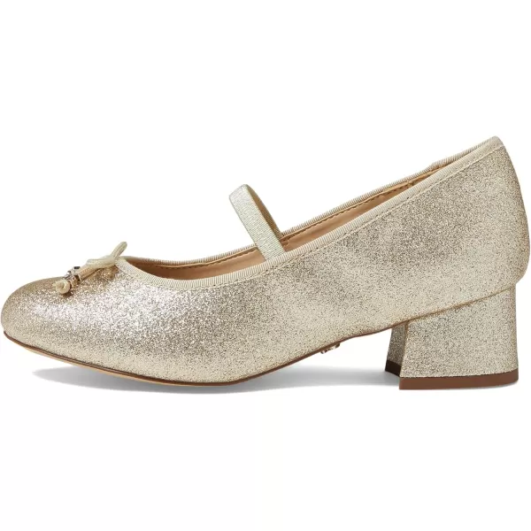 imageSam Edelman Girls Tyra Mary Jane Block HeelGold Leaf
