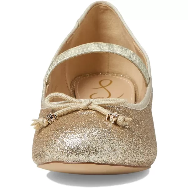 imageSam Edelman Girls Tyra Mary Jane Block HeelGold Leaf