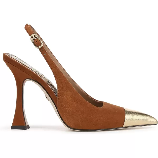 imageSam Edelman Womens Odette PumpFrontier BrownAmber Gold