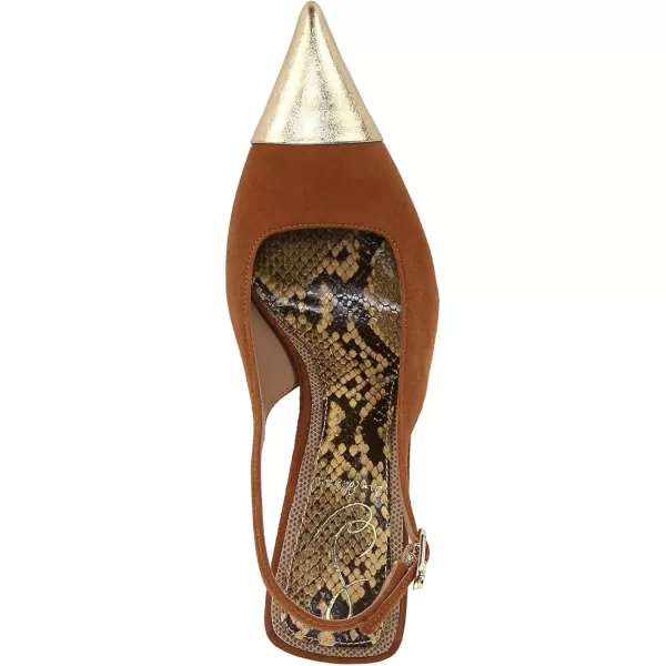 imageSam Edelman Womens Odette PumpFrontier BrownAmber Gold