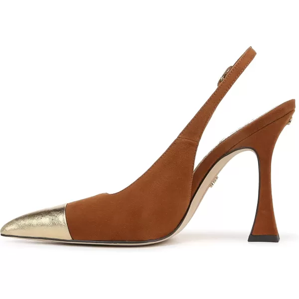 imageSam Edelman Womens Odette PumpFrontier BrownAmber Gold