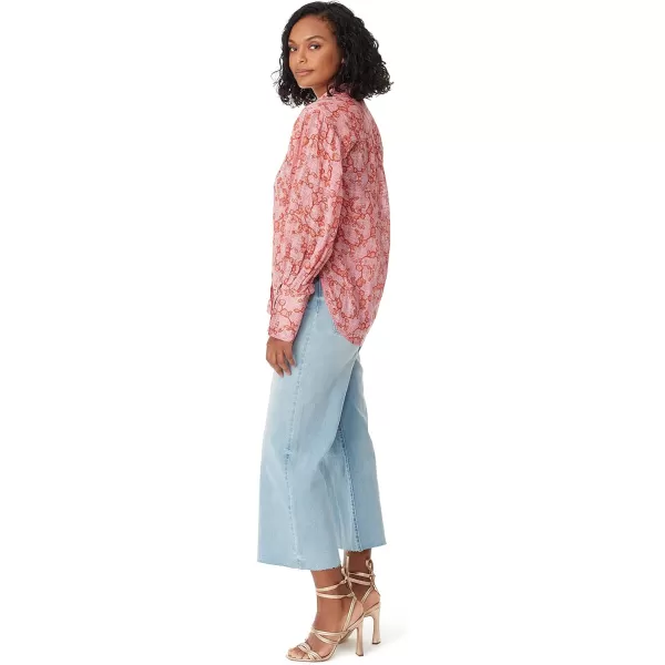 imageWomens Nora Button Down Long Sleeve ShirtCoastal Flora  Peach Dust