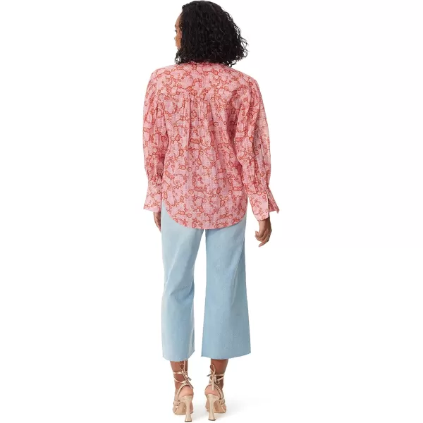 imageWomens Nora Button Down Long Sleeve ShirtCoastal Flora  Peach Dust