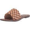 imageSam Edelman Womens Deacon Beaded Slide SandalLight Cuoio Brown Multi