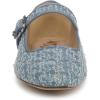 imageSam Edelman Womens Michaela Mary Jane Flat Montrose Blue Fray 8