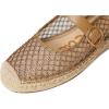 imageSam Edelman Womens Mackie Mary Jane FlatBrushed GoldCyprus Tan Net Mesh