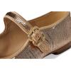 imageSam Edelman Womens Michaela Mary Jane Flat Gold Sequin 8 Medium