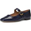 imageSam Edelman Womens Michaela Mary Jane Flat Midnight Blue Patent Leather 8