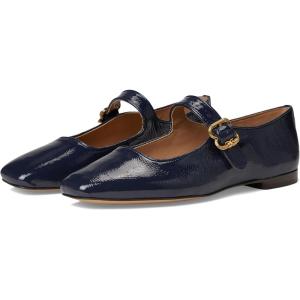 imageSam Edelman Womens Michaela Mary Jane Flat Midnight Blue Patent Leather 8