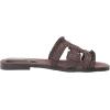 imageSam Edelman Womens Bay Flat SandalDark Chocolate