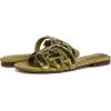 imageSam Edelman Womens Bay Flat SandalGreentini Sequin