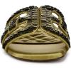 imageSam Edelman Womens Bay Flat SandalGreentini Sequin