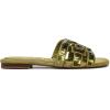 imageSam Edelman Womens Bay Flat SandalGreentini Sequin