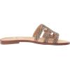 imageSam Edelman Womens Bay Flat SandalNaturalBlack