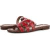 imageSam Edelman Womens Bay Flat SandalSummer Red