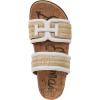 imageSam Edelman Womens Rowan Slide SandalDark NaturalBright White