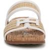 imageSam Edelman Womens Rowan Slide SandalDark NaturalBright White