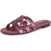 imageSam Edelman Womens Bay Flat SandalElderberry Sequin