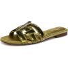 imageSam Edelman Womens Bay Flat SandalGreentini Sequin