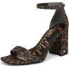 imageSam Edelman Womens Daniella Heeled SandalLeopard Brown Multi