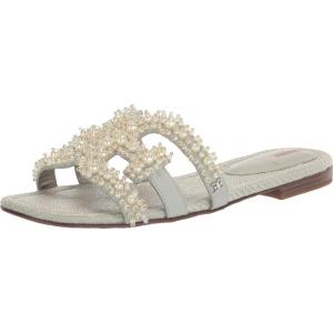 imageSam Edelman Womens Bay Flat SandalDusty Sage Perla